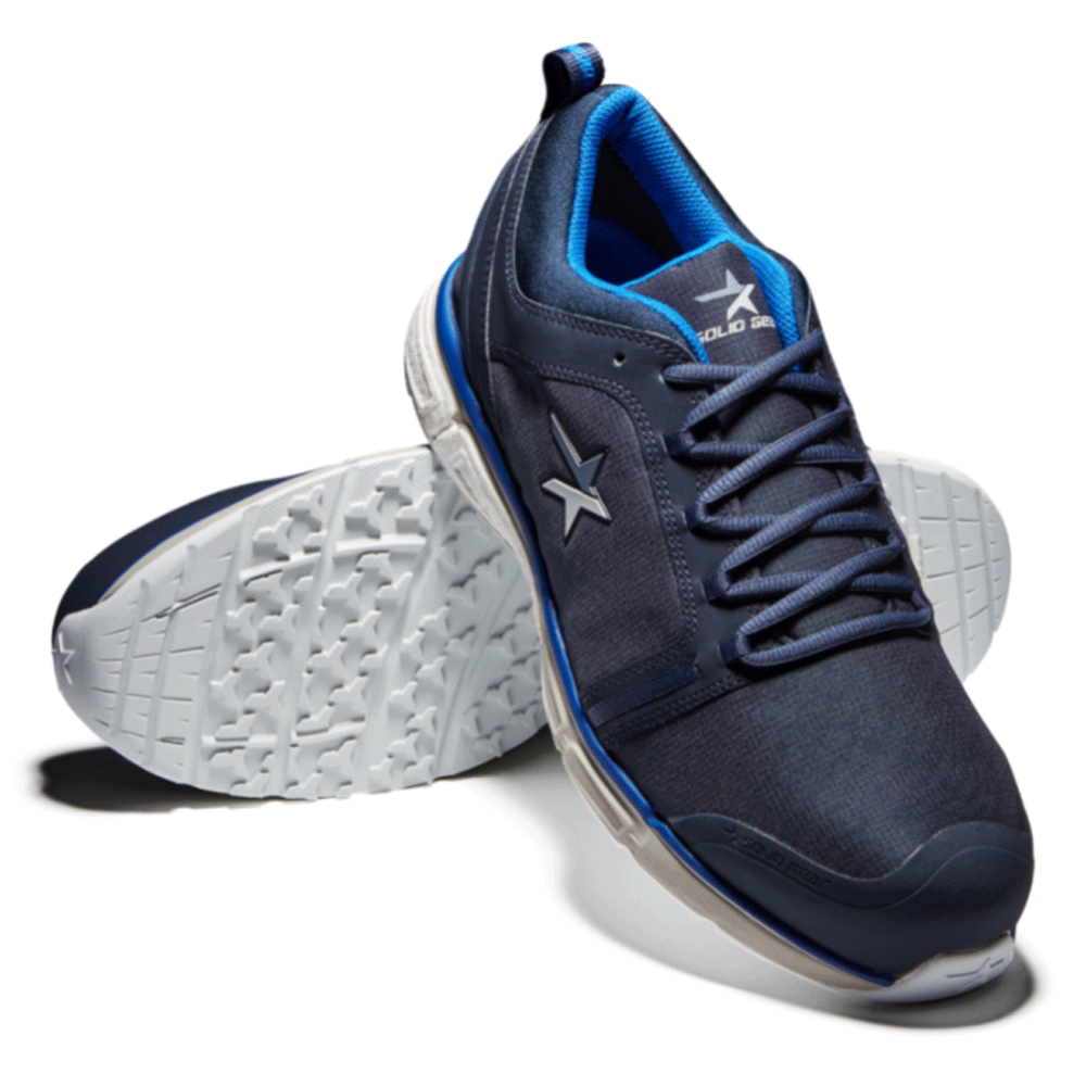 Solid Gear SG76006 Revolution Dawn Lightweight NANO Toe Cap Safety Trainers Navy Blue