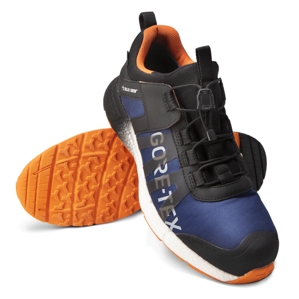 Solid Gear SG76010 Revolution 2 GORE-TEX Safety Trainers Shoe Blue / Orange
