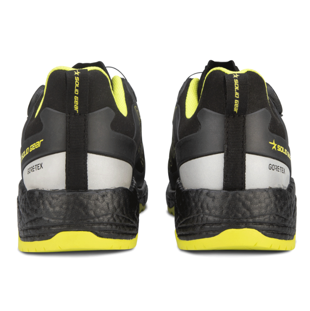 Solid Gear SG80011 Prime GORE-TEX Safety Trainers Shoe Black / Yellow