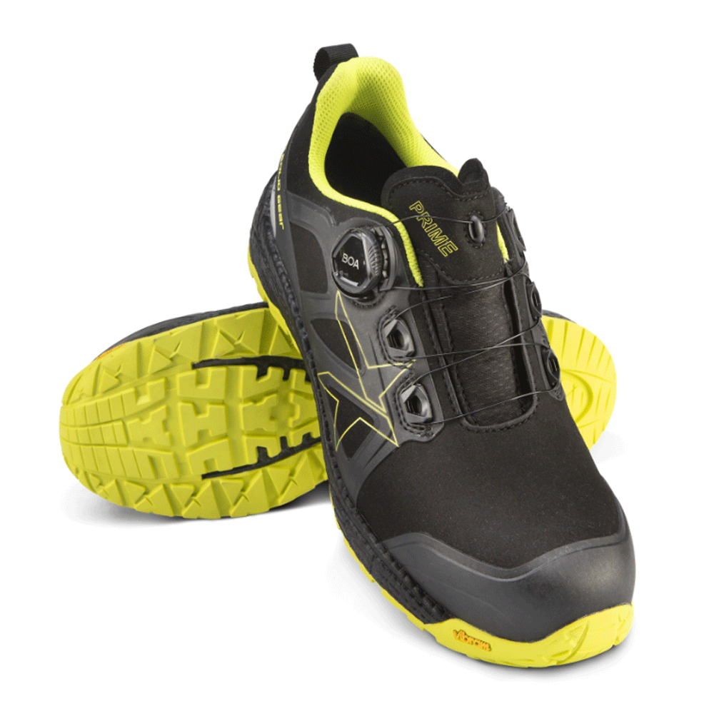Solid Gear SG80011 Prime GORE-TEX Safety Trainers Shoe Black / Yellow
