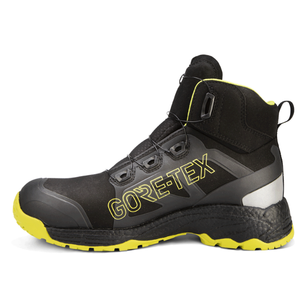Solid Gear SG80012 Prime Mid GORE-TEX Safety Boots Black / Yellow