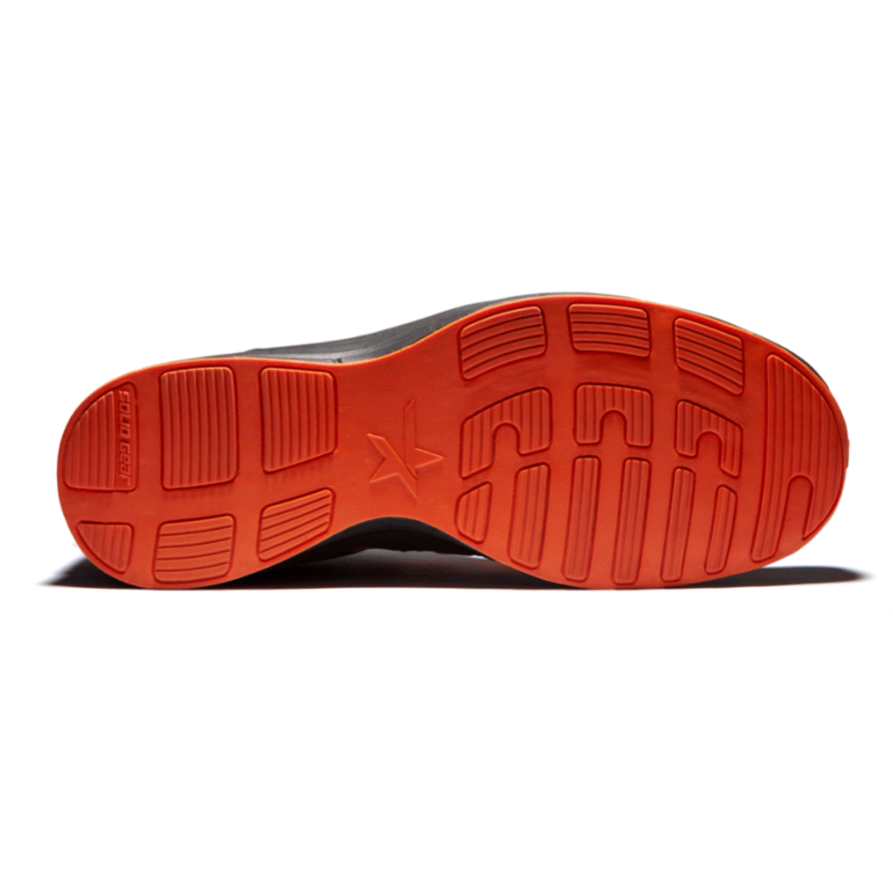 Solid Gear SG80121 Sentry Mid NANO Toe Cap Safety Trainers Safety Boots Black / Orange