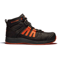 Solid Gear SG80121 Sentry Mid NANO Toe Cap Safety Trainers Safety Boots Black / Orange