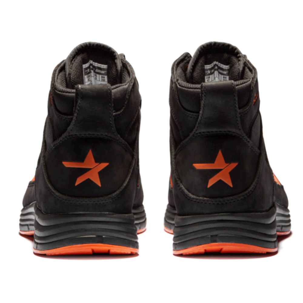 Solid Gear SG80121 Sentry Mid NANO Toe Cap Safety Trainers Safety Boots Black / Orange