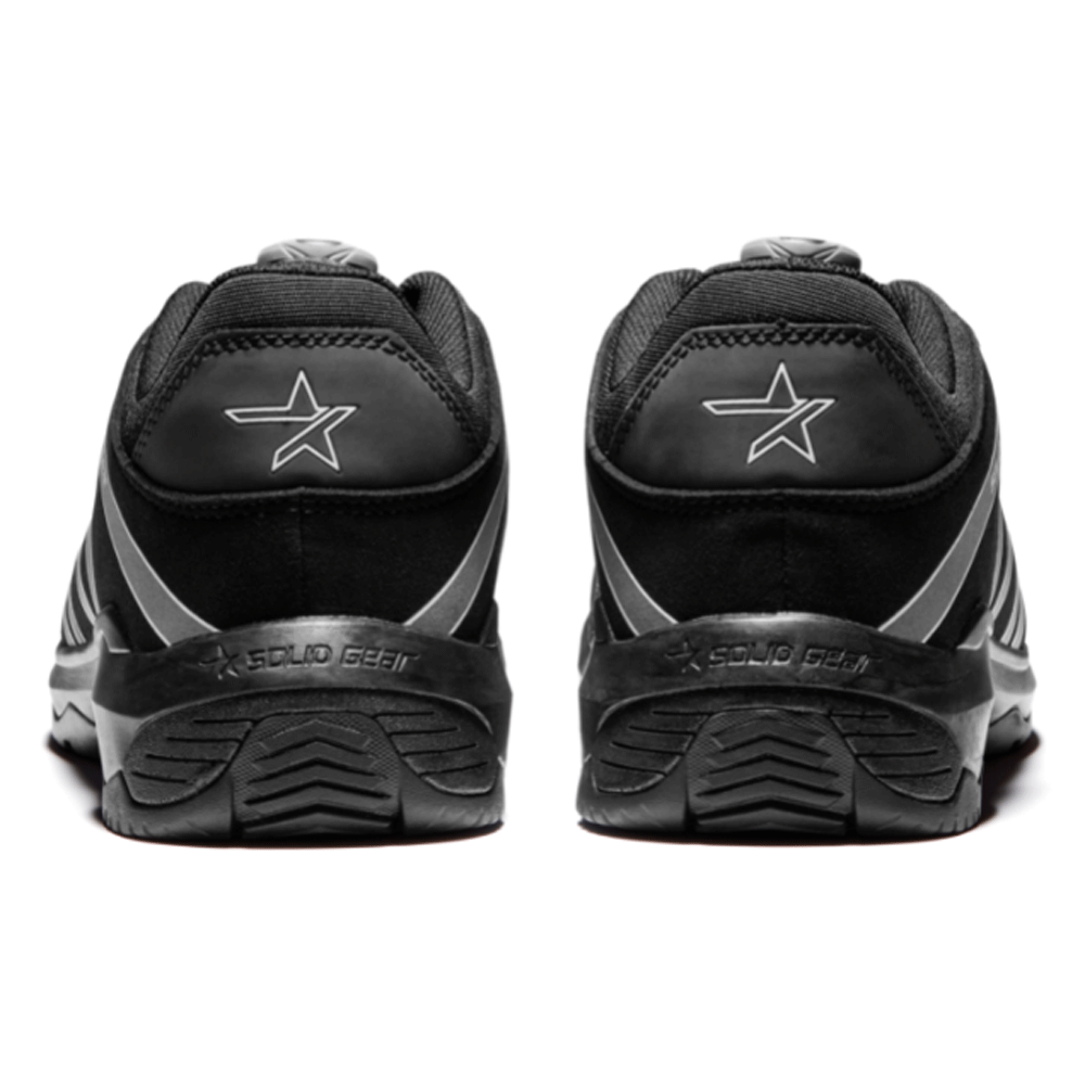 Solid Gear SG81005 Onyx Lightweight Fiberglass Toe Cap Safety Trainers Black