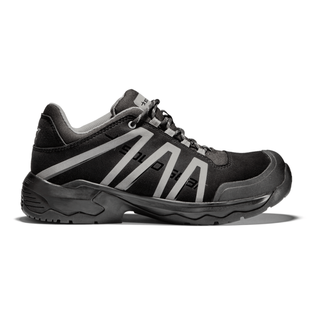 Solid Gear SG81008 Shale Lightweight Safety Toe Cap Work Safety Trainers Shoe Black / Grey