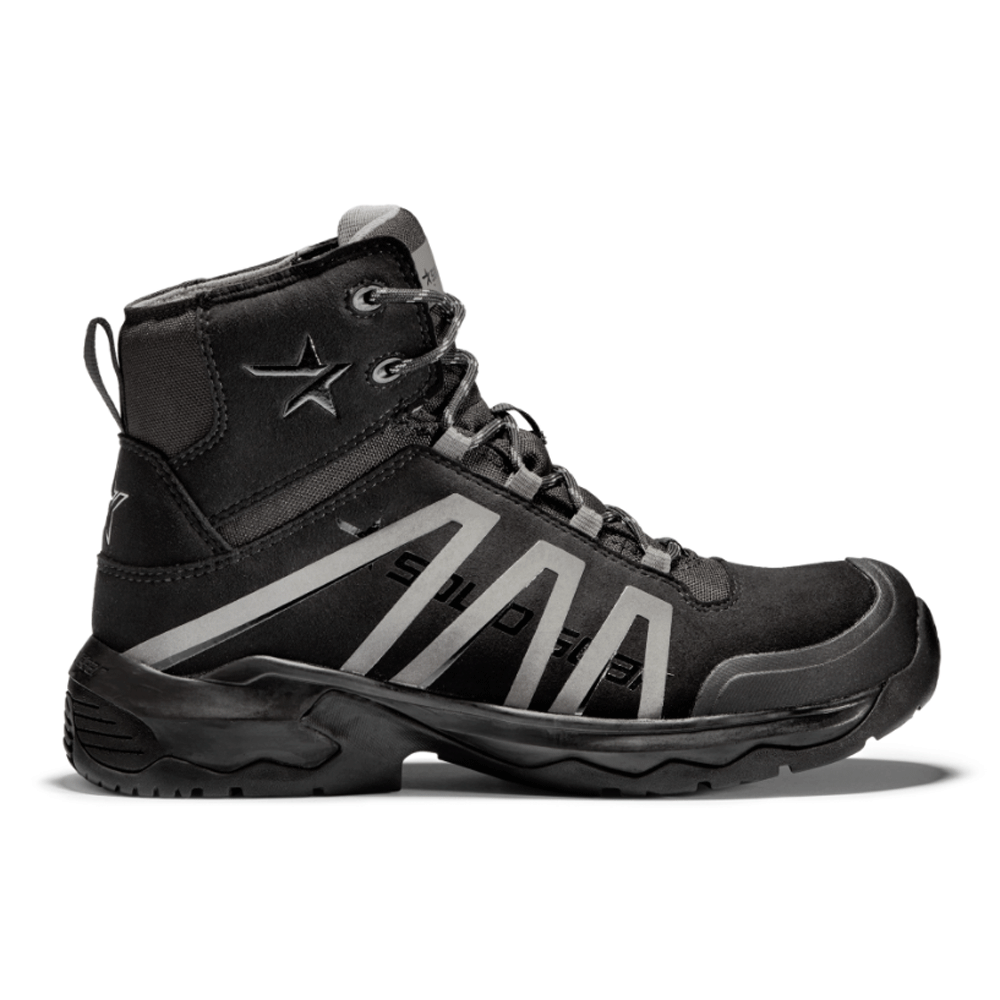 Solid Gear SG81009 Shale Safety Toe Cap Work Safety Boots Black / Grey