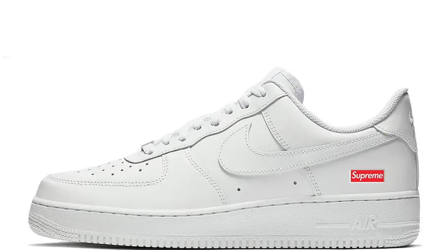 Nike Air Force 1 Supreme White Trainers
