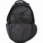 Forest Guardians Wolf laptop backpack back view
