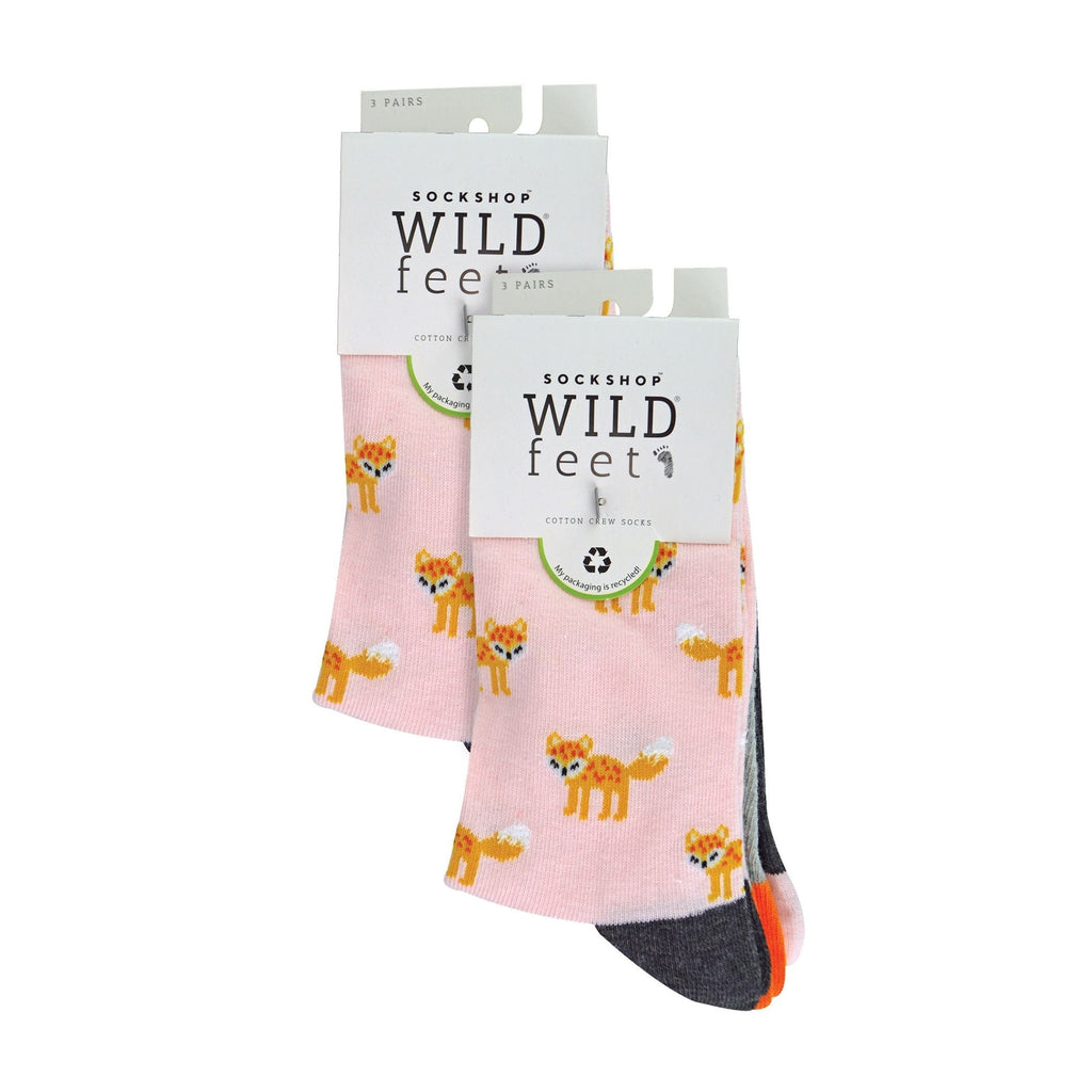 Sock Snob 6 Pairs Womens Multipack of Fun Design Socks with Novelty Animal Patterns