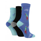 Sock Snob 3 Pack Womens Jacquard Novelty Cotton Socks