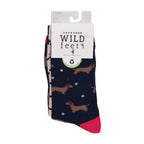 Sock Snob 3 Pack Womens Jacquard Novelty Cotton Socks