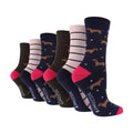 Sock Snob 6 Pairs Womens Multipack of Fun Design Socks with Novelty Animal Patterns