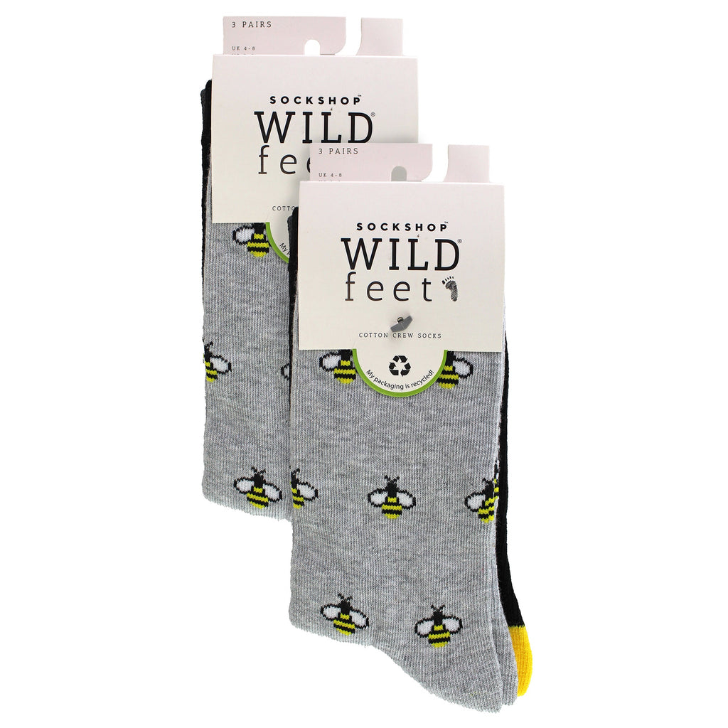 Sock Snob 6 Pairs Womens Multipack of Fun Design Socks with Novelty Animal Patterns