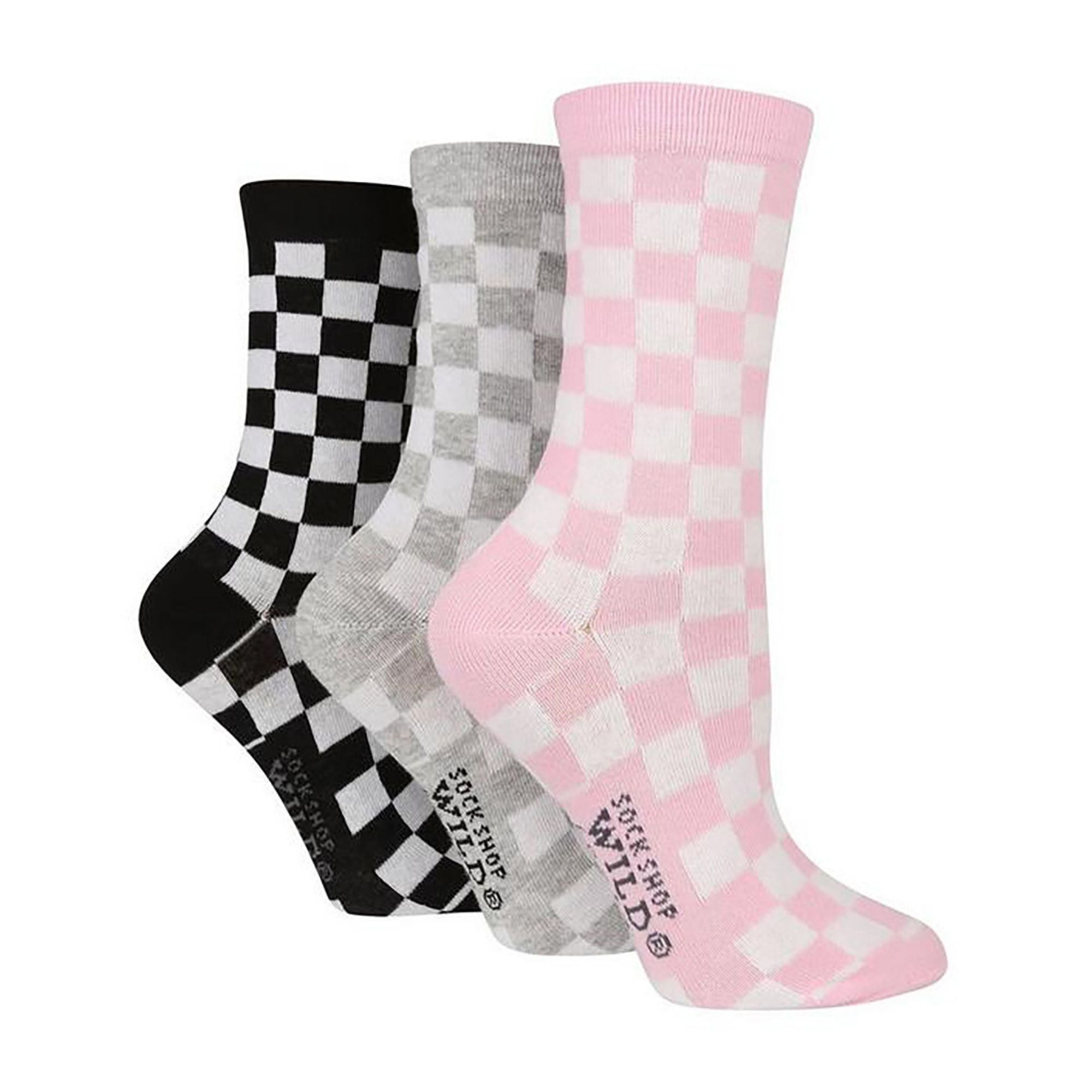 Sock Snob 3 Pack Womens Jacquard Novelty Cotton Socks
