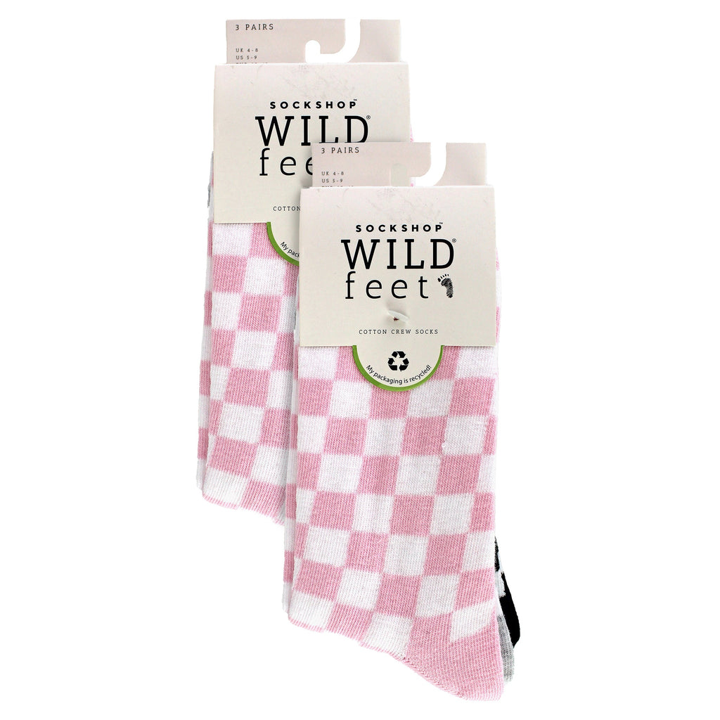 Sock Snob 6 Pairs Womens Multipack of Fun Design Socks with Novelty Animal Patterns