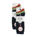Wildfeet 6 Pairs Womens Multipack of Novelty Design Knitted Boot Socks