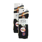 Wildfeet 6 Pairs Womens Multipack of Novelty Design Knitted Boot Socks