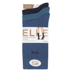 Sock Snob 3 Pack Womens Plain Cotton Socks Fit