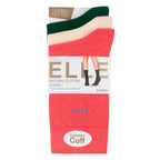Sock Snob 3 Pack Womens Plain Cotton Socks Fit