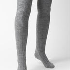 Sock Snob 3 Pairs Womens Extra Long Thigh High Over The Knee Wool Socks