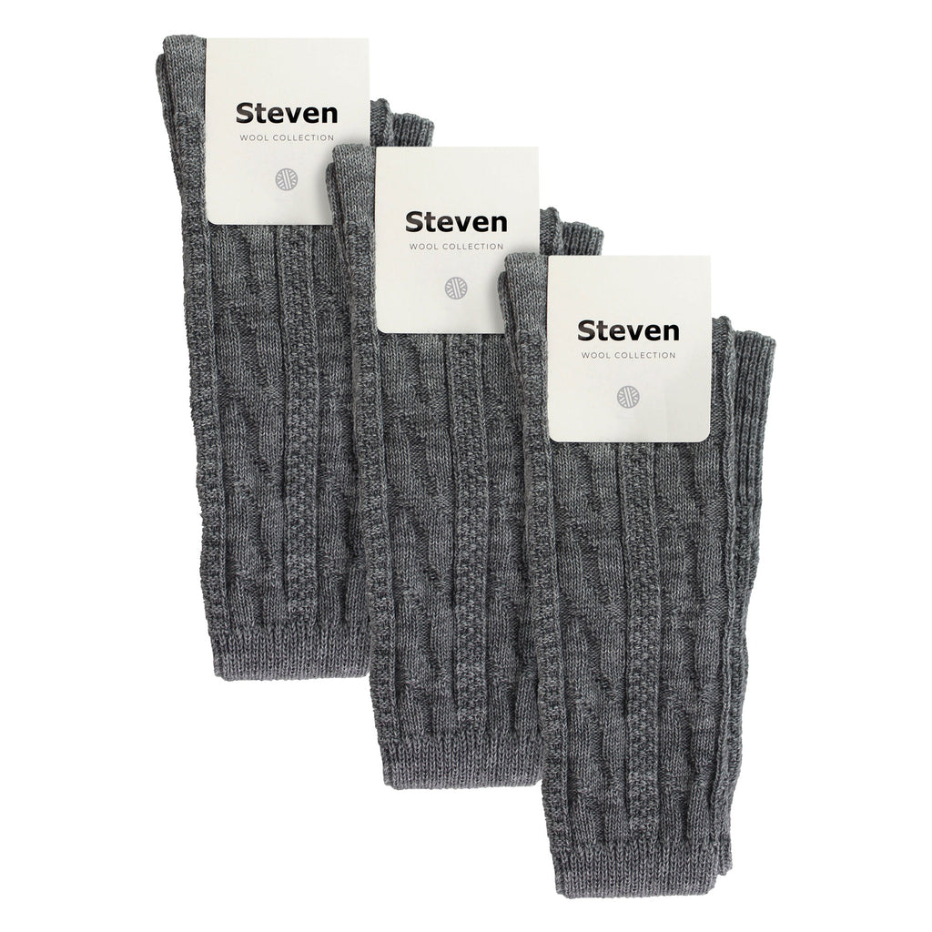 Sock Snob 3 Pairs Womens Extra Long Thigh High Over The Knee Wool Socks