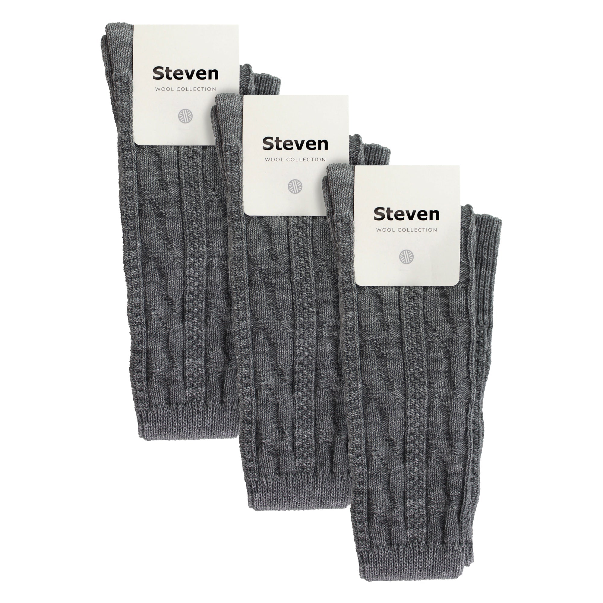Sock Snob 3 Pairs Womens Extra Long Thigh High Over The Knee Wool Socks