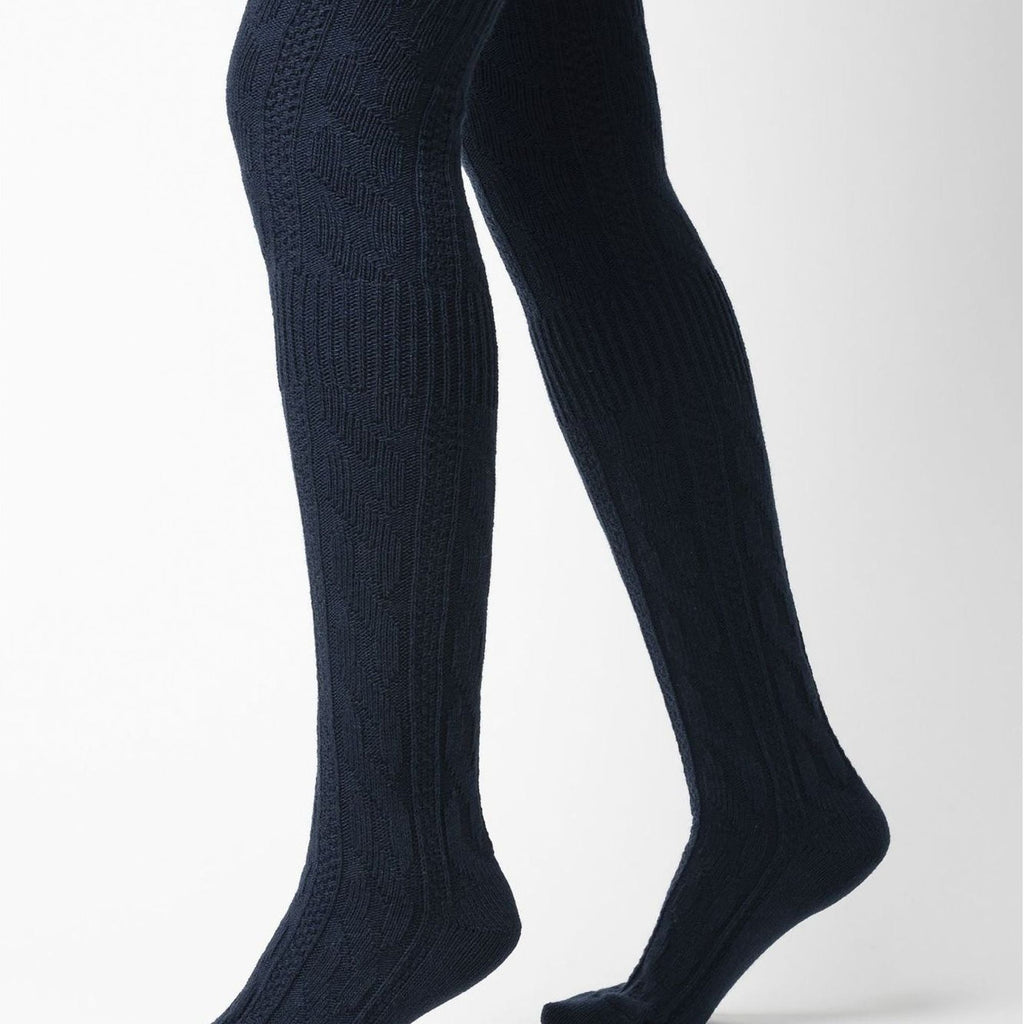 Sock Snob 3 Pairs Womens Extra Long Thigh High Over The Knee Wool Socks