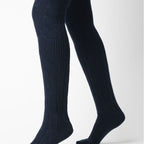 Sock Snob 3 Pairs Womens Extra Long Thigh High Over The Knee Wool Socks