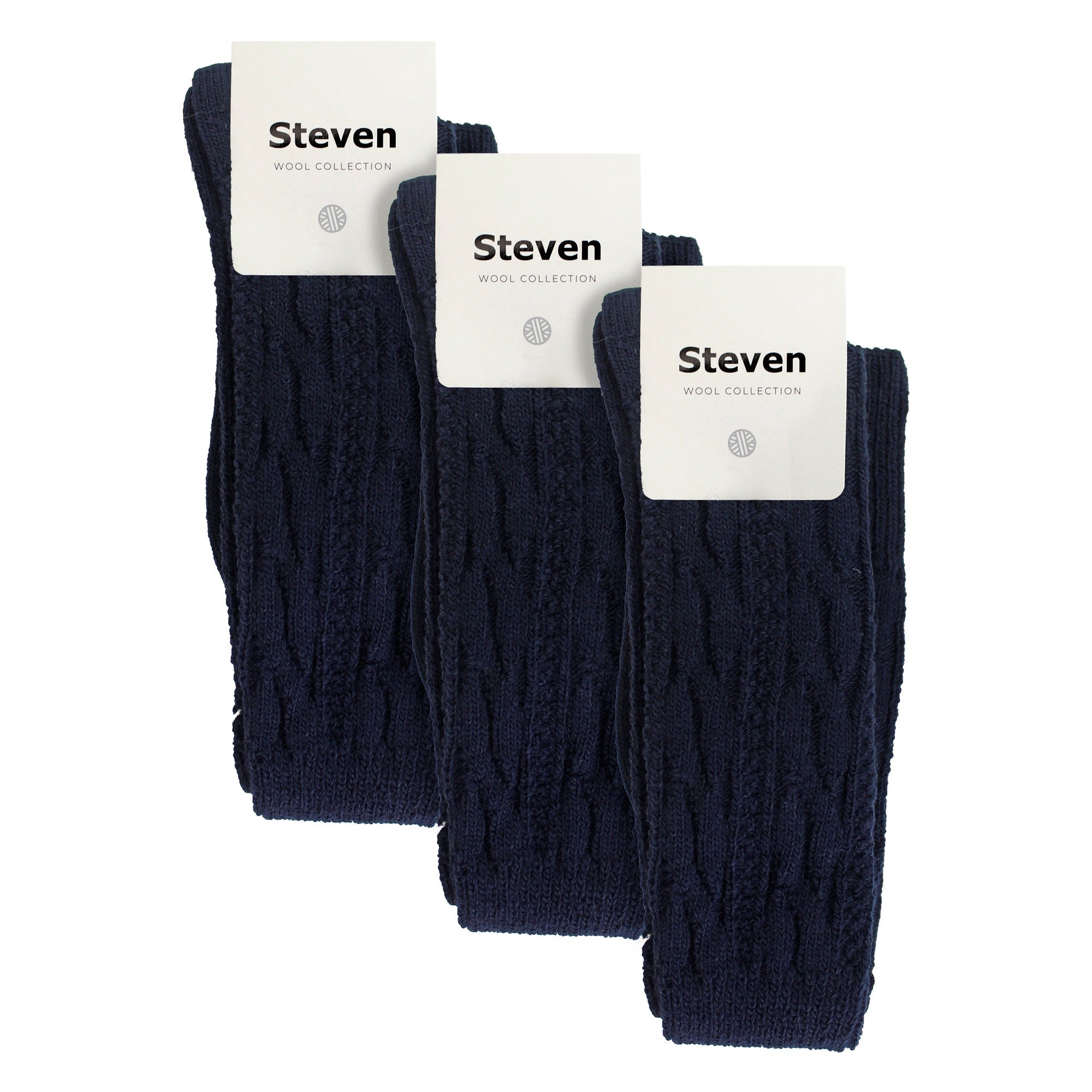 Sock Snob 3 Pairs Womens Extra Long Thigh High Over The Knee Wool Socks