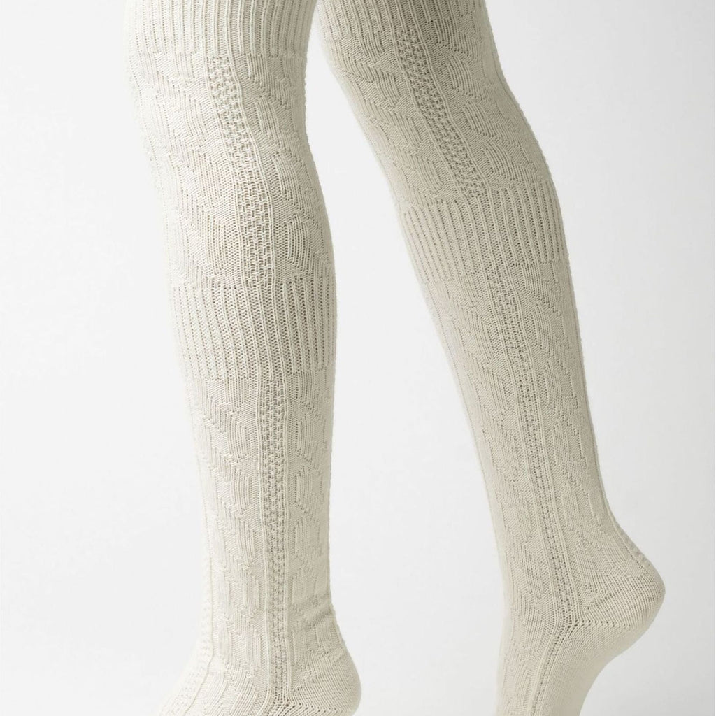 Sock Snob 3 Pairs Womens Extra Long Thigh High Over The Knee Wool Socks