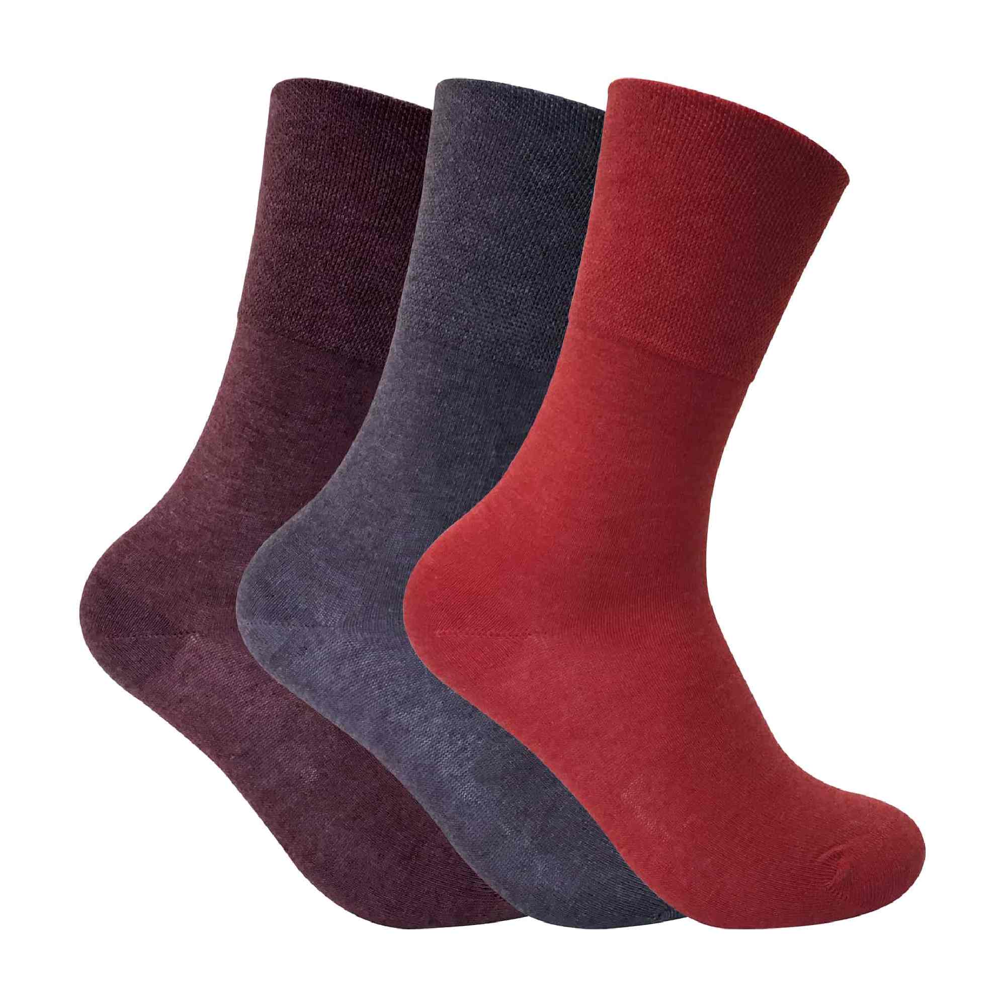 Sock Snob Womens Thin Non Elastic Thermal Diabetic Socks Multipack Options