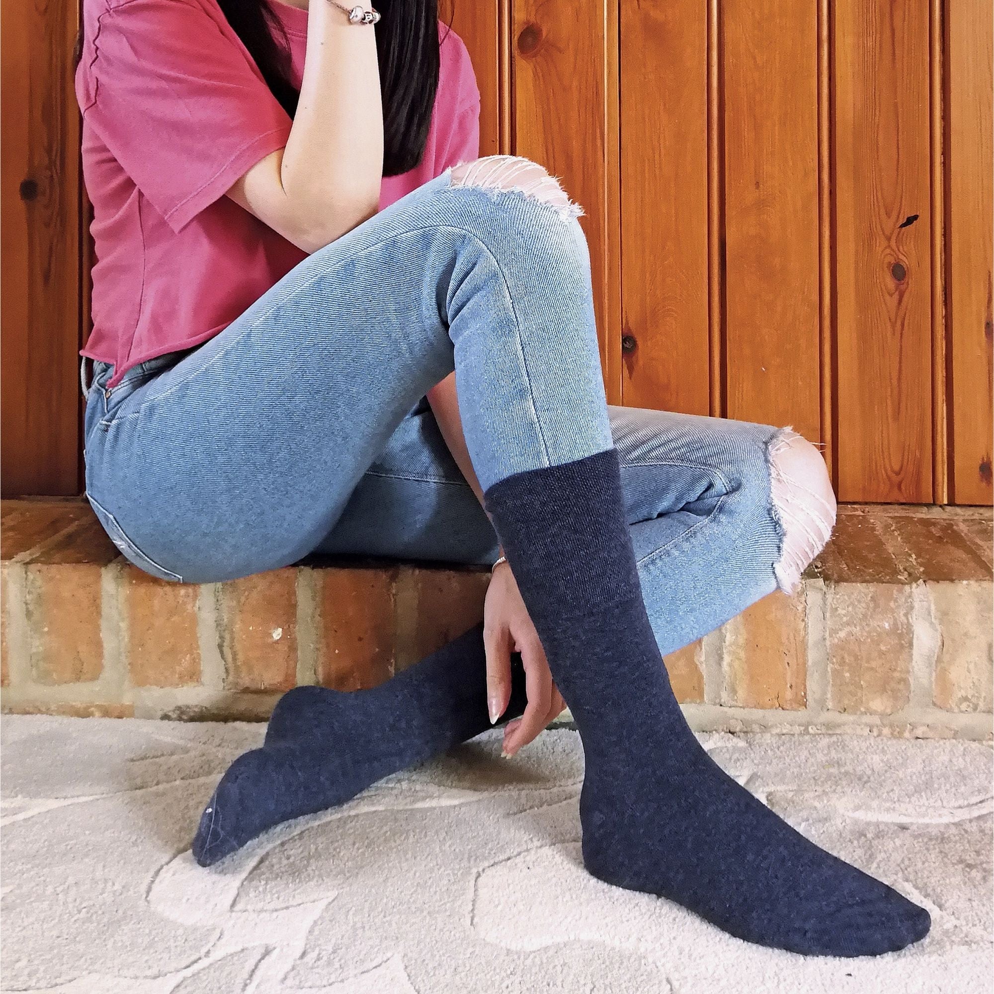 Sock Snob Womens Thin Non Elastic Thermal Diabetic Socks Multipack Options