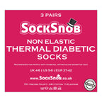 Sock Snob Womens Thin Non Elastic Thermal Diabetic Socks Multipack Options