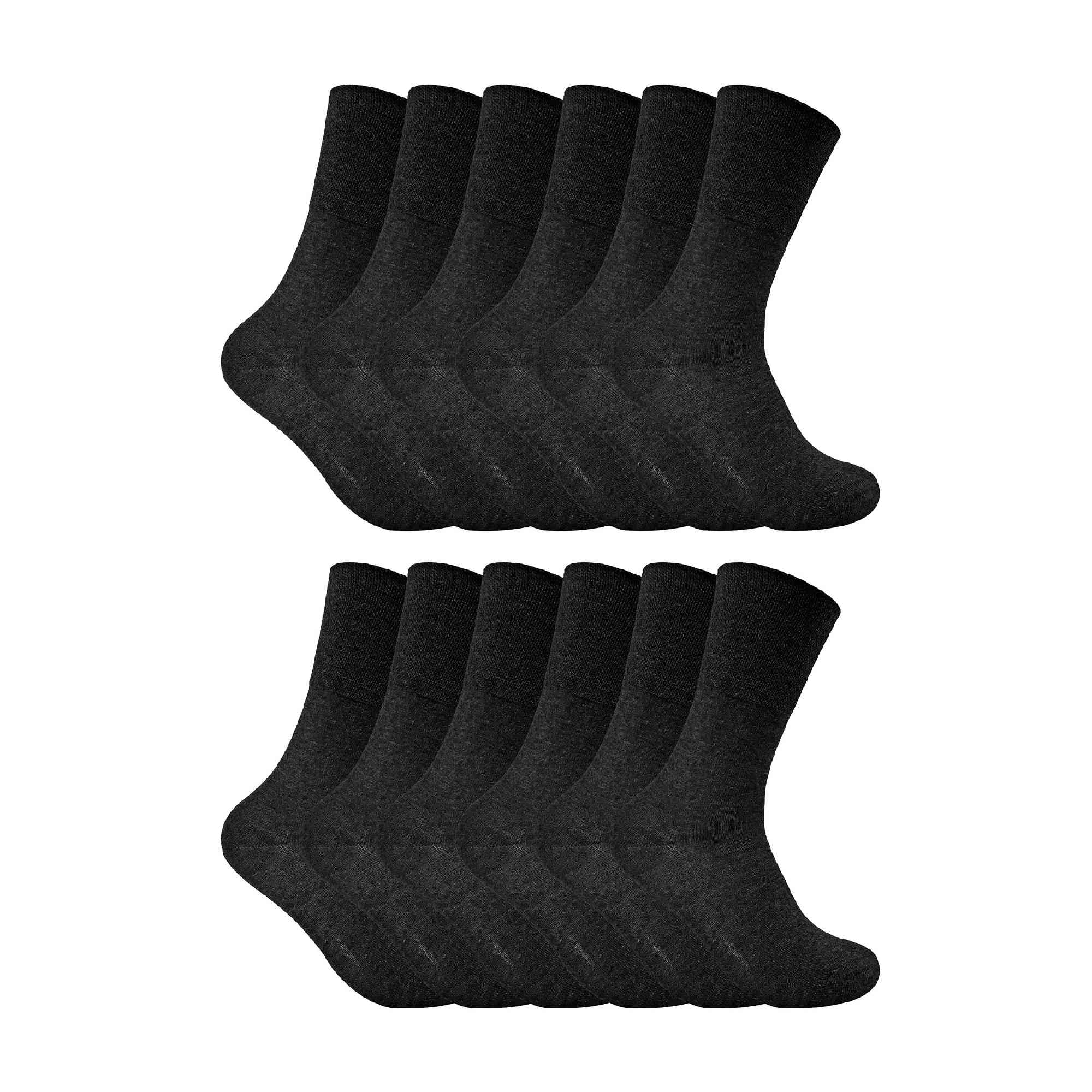 Sock Snob Womens Thin Non Elastic Thermal Diabetic Socks Multipack Options
