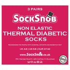 Sock Snob Womens Thin Non Elastic Thermal Diabetic Socks Multipack Options