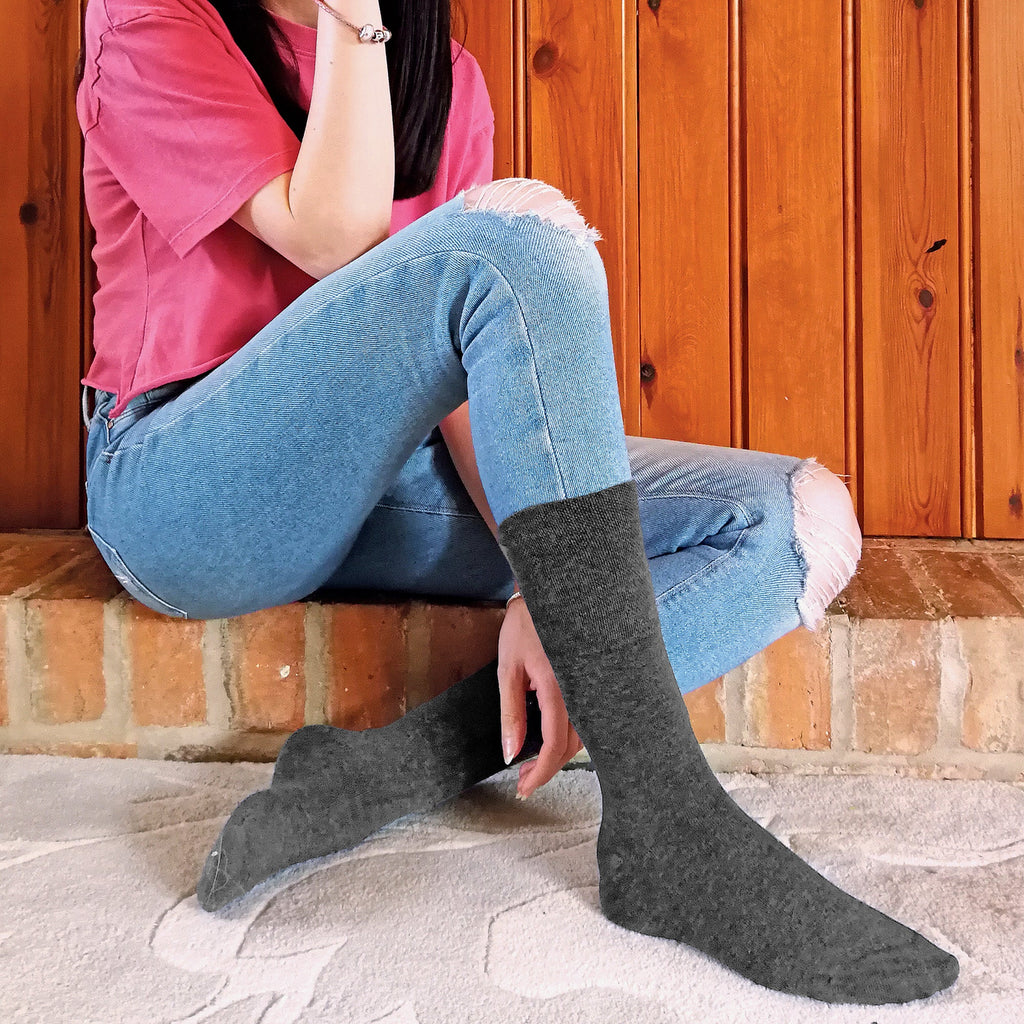 Sock Snob Womens Thin Non Elastic Thermal Diabetic Socks Multipack Options