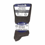 Sock Snob Mens Thin Non Elastic Thermal Diabetic Socks Multipack Options