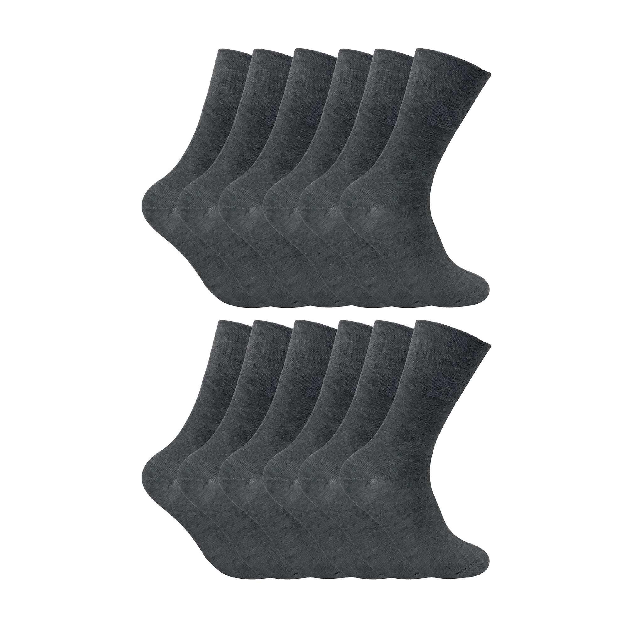 Sock Snob Mens Thin Non Elastic Thermal Diabetic Socks Multipack Options