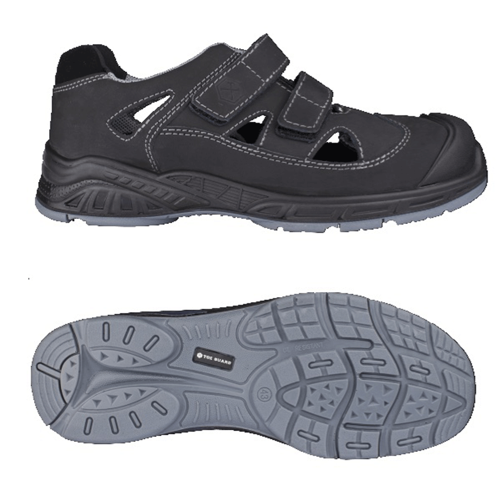 Toe Guard BY Snickers Rush S1P TG80450 SRC Work Shoe Safety Trainers Black