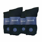Sock Snob Mens Thin Soft 100% Cotton Non Elastic Dress Socks Multipack Options