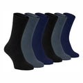 Sock Snob Mens Thin Soft 100% Cotton Non Elastic Dress Socks Multipack Options