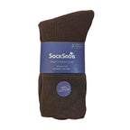 Sock Snob Mens Thin Soft 100% Cotton Non Elastic Dress Socks Multipack Options