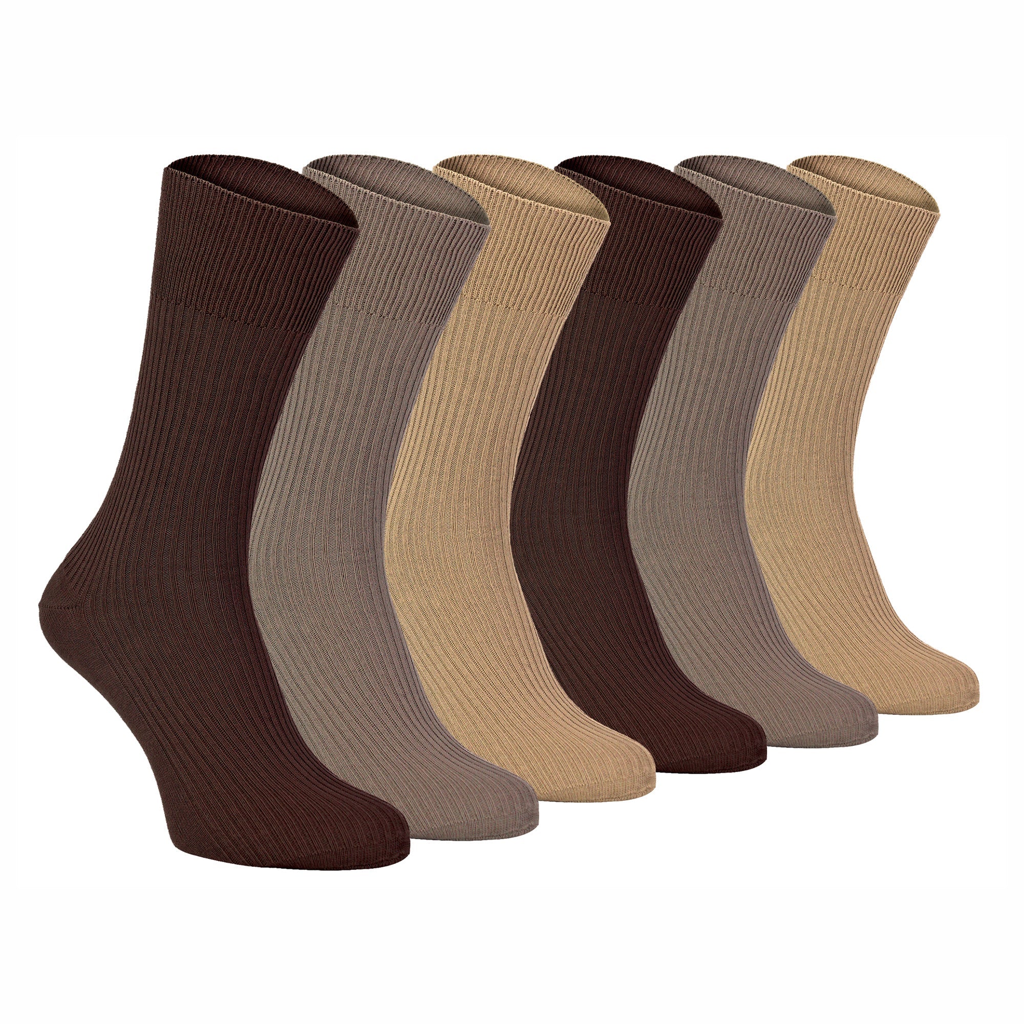 Sock Snob Mens Thin Soft 100% Cotton Non Elastic Dress Socks Multipack Options