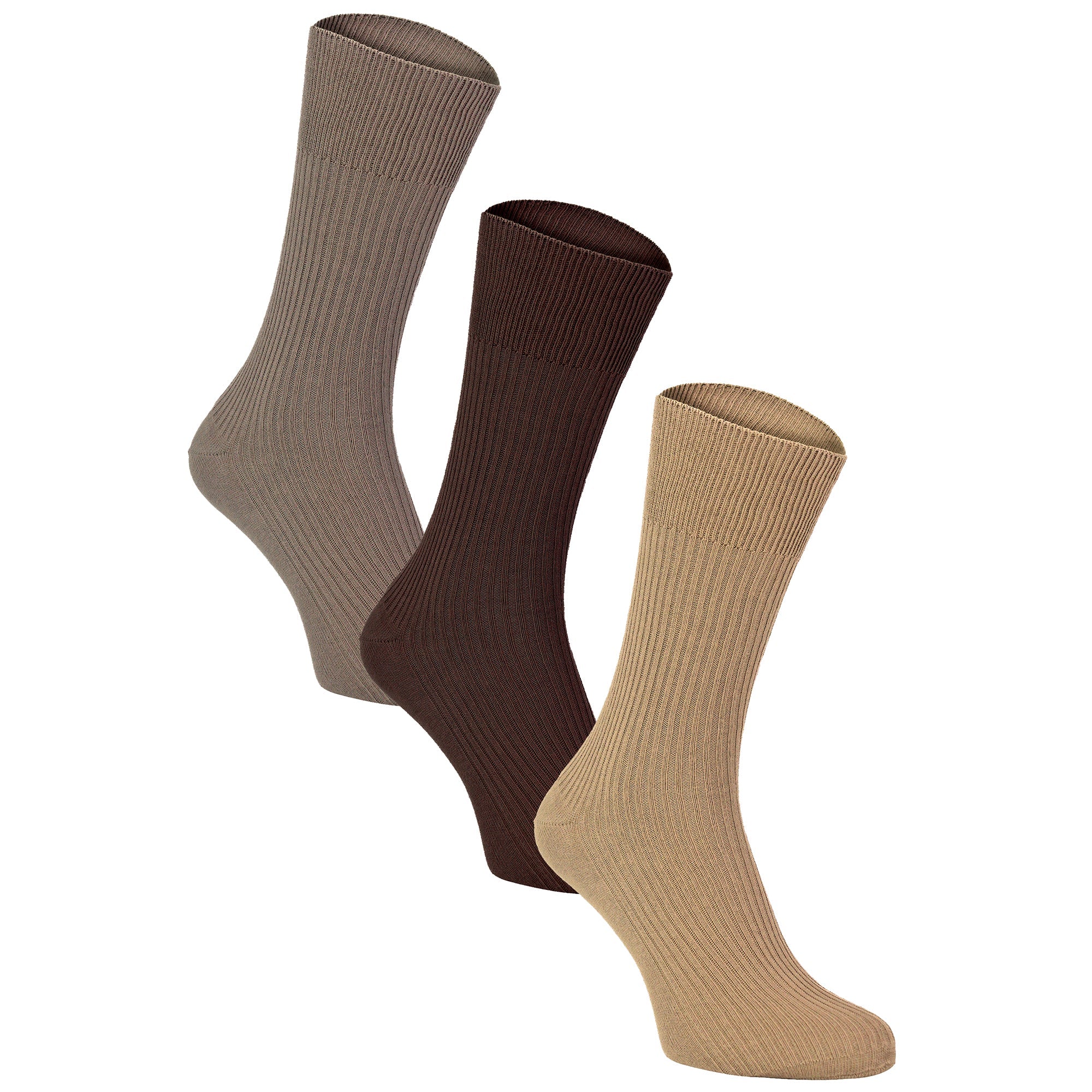 Sock Snob Mens Thin Soft 100% Cotton Non Elastic Dress Socks Multipack Options