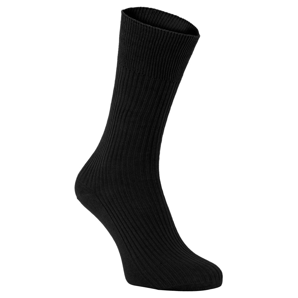 Sock Snob Mens Thin Soft 100% Cotton Non Elastic Dress Socks Multipack Options