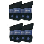 Sock Snob Mens Thin Soft 100% Cotton Non Elastic Dress Socks Multipack Options