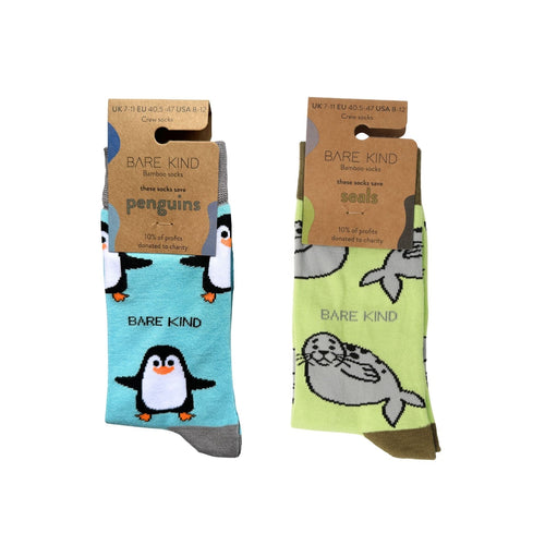 Bare Kind The Belly Sliding Bamboo Socks Duo