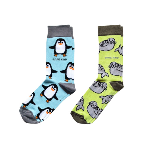 Bare Kind The Belly Sliding Bamboo Socks Duo