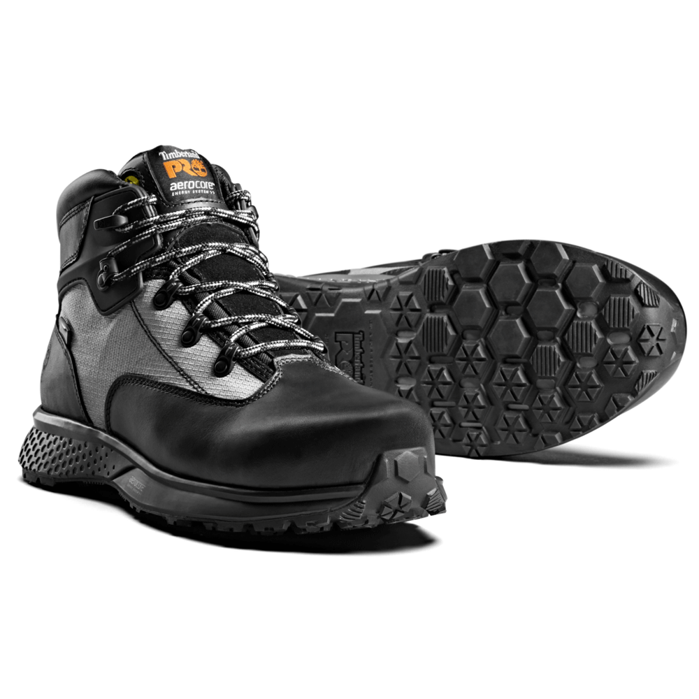 Timberland Euro Hiker Composite S3 Safety Boots Black/Grey / Brown/Green